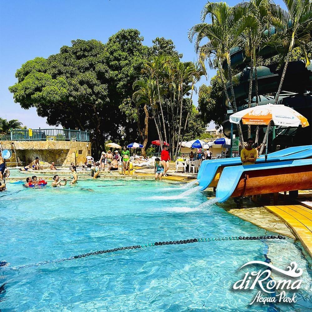 Hotel Spazzio Diroma Cafe Da Manha E Acesso Ao Acqua Park Caldas Novas Exteriör bild